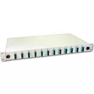 Коробка для сварки оптики Lightwin SPBOX 24G50 OM3 — 24 волокна, 12× DSC мультивид 50/125 мкм OM3 пигтейл