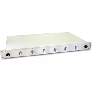 Fiber splice box Lightwin LWL 12 Fibers 6x DLC Singlemode 9/125µm OS2 G657.A1