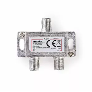 2-to-1 SAT/UHF/VHF Combiner F-Connector, OEM model SAT/UHF-VHF