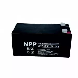 Герметичный свинцово-кислотный аккумулятор NPP NP12-3.2Ah 12В AGM, ёмкость 3.2А·ч