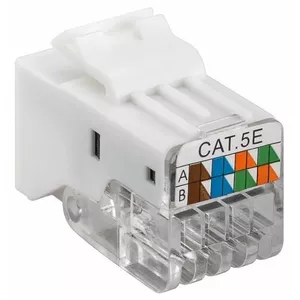 Ligzda CAT5 balta, ātrais savienojums