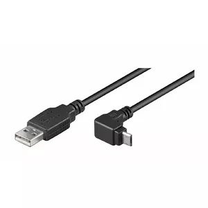 USB 2.0 A male to Micro‑USB B male 90° cable OEM CABLE-167-1.8 1.8 m