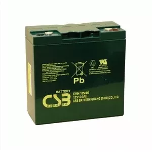 Sealed lead-acid battery csb battery CSB-EVH12240 12V 24Ah, VRLA, maintenance-free