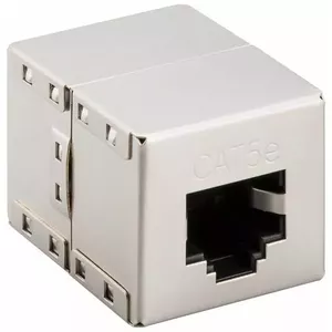 RJ45 ligzdas pāreja no 8p8c uz 8p8c ekranēts CAT5e