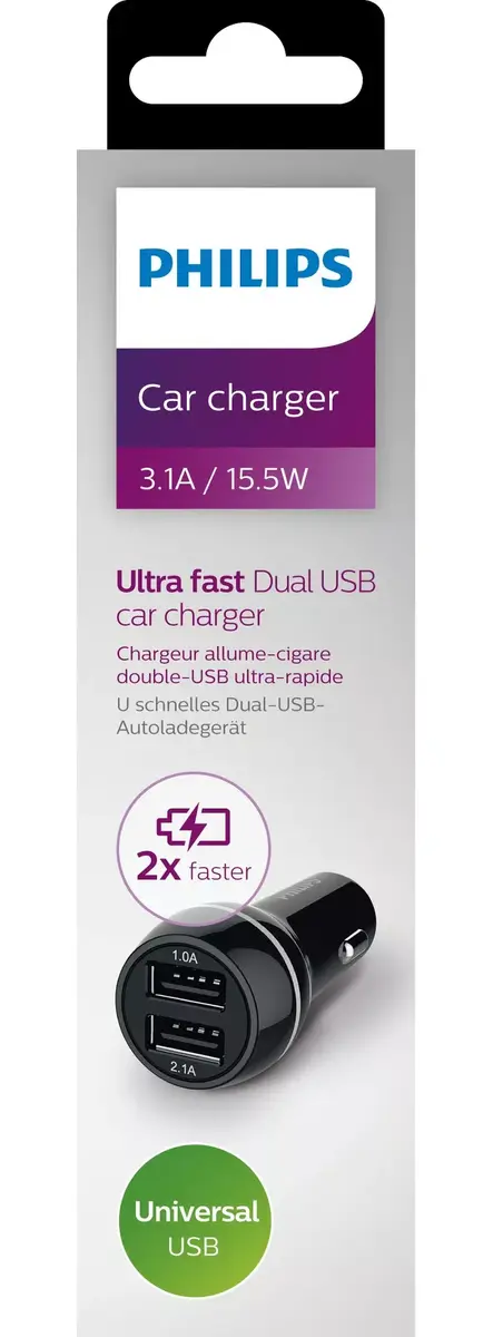 Philips DLP2357/10 USB car charger Photo 2