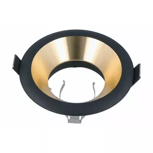 Recessed downlight LED line 241321 black/gold, GU10 socket, adjustable trim