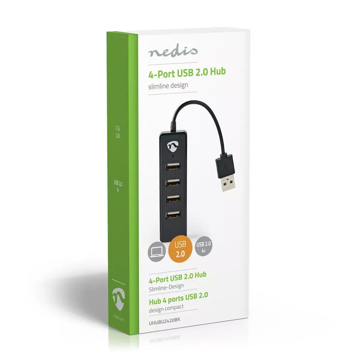 USB Hub Nedis UHUBU2420BK Photo 6