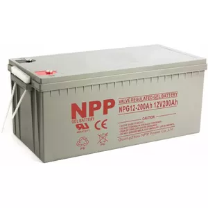 Аккумулятор 12V 200Ah T16(M8) Pb GEL NPP