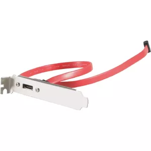 Внутренний адаптер-планка eSATA — SATA ShiverPeaks BS-75625, 1× eSATA на 1× 7-контактный SATA