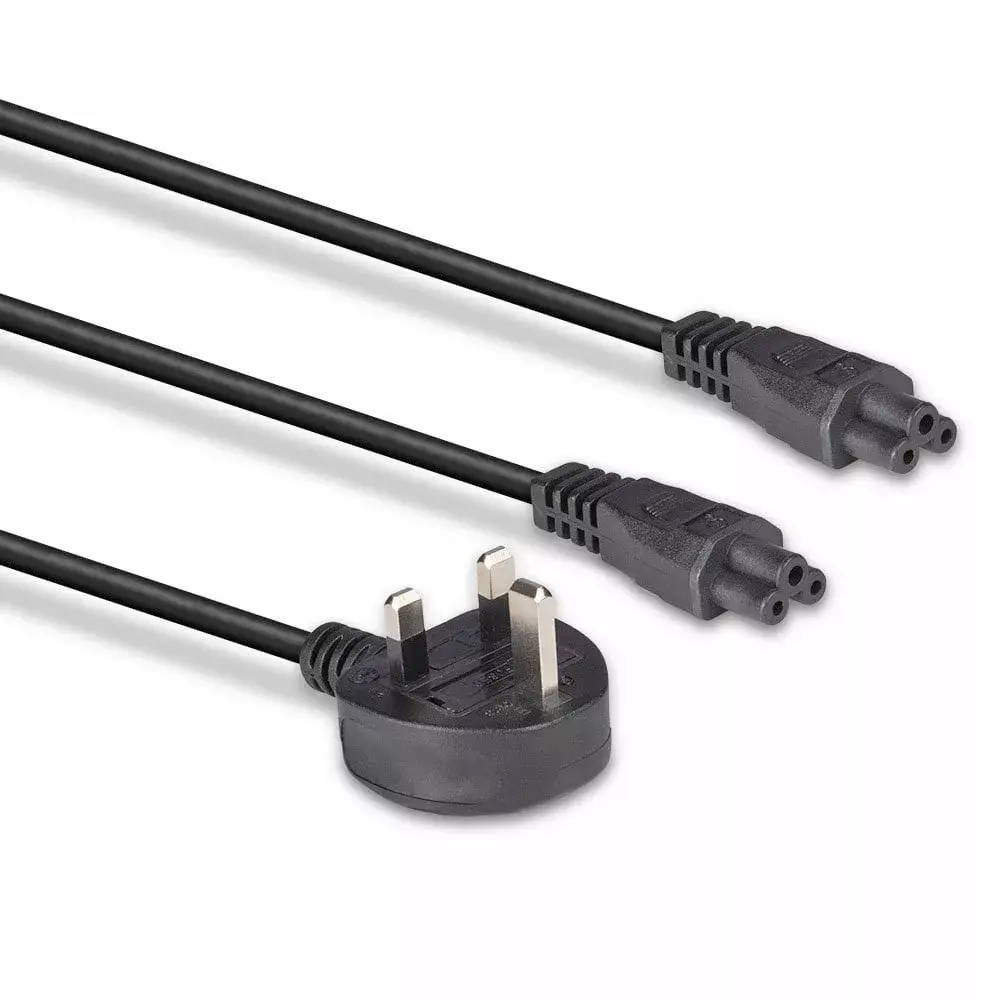Кабель питания Lindy 2.5 м UK на 2 x IEC C5 Photo 3