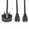 Кабель питания Lindy 2.5 м UK на 2 x IEC C5 Photo 4