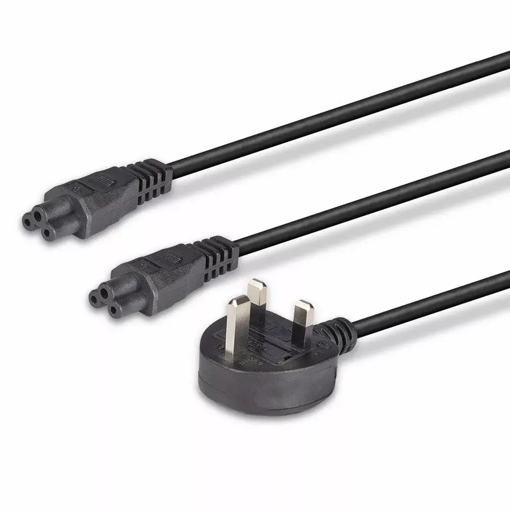 Кабель питания Lindy 2.5 м UK на 2 x IEC C5 Photo 5