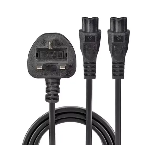 Кабель питания Lindy 2.5 м UK на 2 x IEC C5 Photo 7
