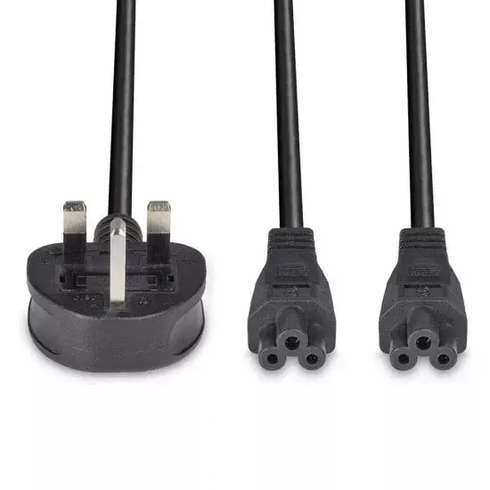Кабель питания Lindy 2.5 м UK на 2 x IEC C5 Photo 9