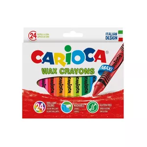 Carioca 42390 восковой мелок/карандаш 24 шт