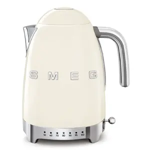Электрический чайник Smeg 50's Style KLF04CREU кремовый 1.7 л 2400 Вт нержавеющая сталь с регулируемым термостатом