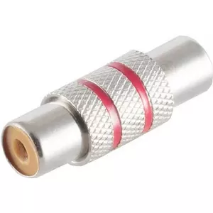 Adapteris ShiverPeaks 57040-MR Cinch (RCA) sieviešu–sieviešu metāla, sarkans