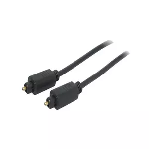 S/CONN Toslink Male/Toslink Male 1м Аудиокабель Черный