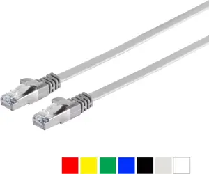 Network cable ShiverPeaks 75511-SL-V Cat 7 flat slim — Ethernet patch cable, unshielded/shielding not specified