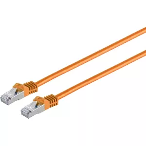 Network cable ShiverPeaks 75511-0.5O S/FTP Cat.7 halogen-free 0.5 m