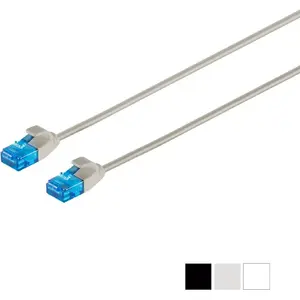 Сетевой кабель ShiverPeaks 08-22306-V CAT6 Slim U/UTP — патч-кабель, тонкий профиль, неэкранированный