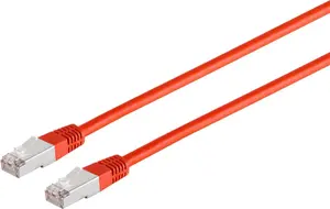 Tīkla patchedaļa ShiverPeaks S/CONN cat. 5e F/UTP, sarkans, 7,5 m