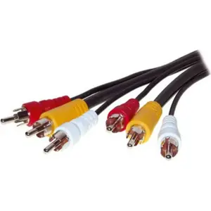 Видеокабель ShiverPeaks 90024-10.0 — 10.0 м, 3 RCA аналоговых разъема
