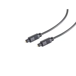 Аудиокабель S/CONN 69004-3.0 3 м TOSLINK черный
