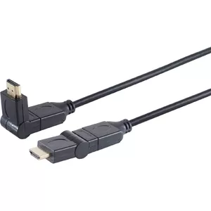 Monitora kabelis ShiverPeaks 2 x HDMI Type A leņķis, garums 3,0 m