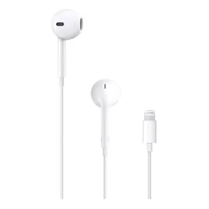 Apple EarPods Headphones with Lightning Connector, Wired Ear Buds for iPhone with Built-in Remote to Control Music, Phone Calls, and Volume