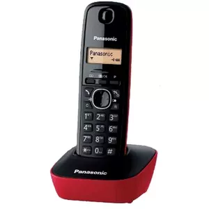 DECT телефон Panasonic KX-TG1611 Caller ID Черный Красный
