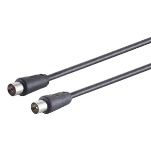 Coaxial Cable S/CONN 80028-128S 10 m IEC Black