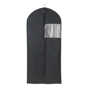 Soft suit storage bag Wenko Deep Black XXL — PEVA, 60×12×135 cm