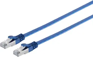 Tīkla kabelis ShiverPeaks 75525-SLB CAT7 U/FTP plakanā versija ar RJ45