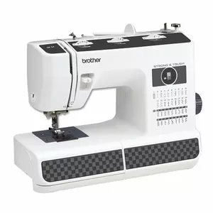 Home sewing machine Brother HF37 40372 — 37 stitches, 4 mm length, 7 mm width, 1-step buttonhole, LED, free arm