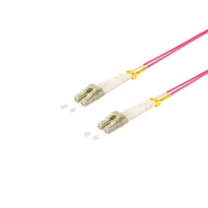 Fibre optic cable S/CONN ShiverPeaks 77922/4 1 m OM4 LC Violet
