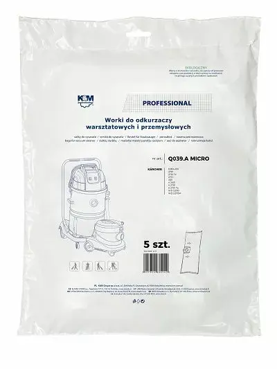 K&M putekļu sūcēja maisiņi priekš Karcher