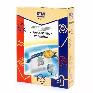 K&M putekļu sūcēja maisiņi Panasonic C-2E, 4 gabali