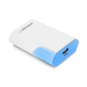 Esperanza EMP111WB Power Bank 6000 mAh Blue and White