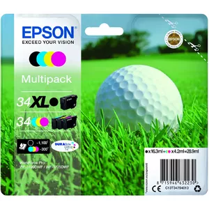 Картридж Epson Golf ball C13T34794010 16.3 мл Черный