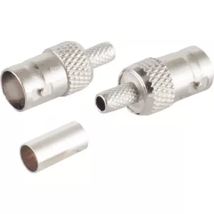 BNC Video/Audio Adapter ShiverPeaks 98807-3 for RG58 U cable, crimp termination