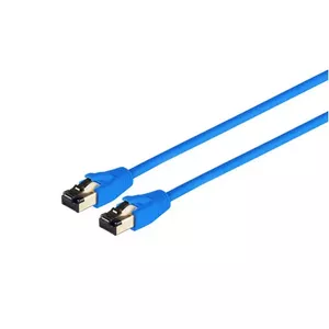Сетевой кабель S/CONN 08-41011 Синий 0.5м Cat8.1 F/FTP