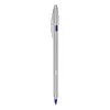 BIC Cristal Renew — lodīšu pildspalva, zila, sudrabota Photo 3