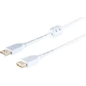 USB High Speed 2.0 Extension Cable ShiverPeaks 77120-WF with Ferrite Connector