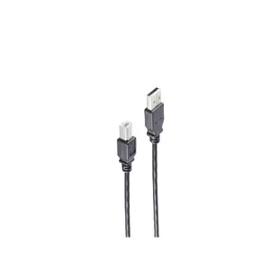 USB кабель ShiverPeaks BS13-23185 1.8м USB A USB B черный