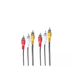Video cable adapter ShiverPeaks BS90024-10 10m 3 x RCA