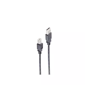 USB cable ShiverPeaks BS13-23045 USB 2.0 3m USB A USB B Black