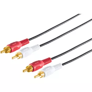 Аудиокабель ShiverPeaks 40504 с 2 RCA-разъёмами для аналоговых стереосоединений