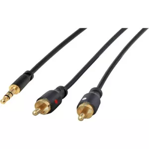 Audio kabelis ShiverPeaks 33983-S Super Slim — 3,5 mm kabelis viedtālrunim, planšetdatoram, datoram
