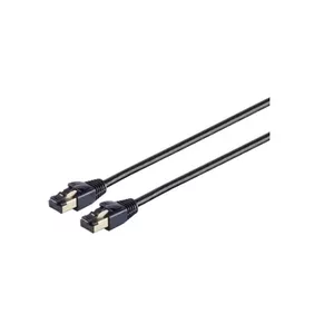 Сетевой кабель S/CONN 08-41085 Черный 15м Cat8.1 F/FTP